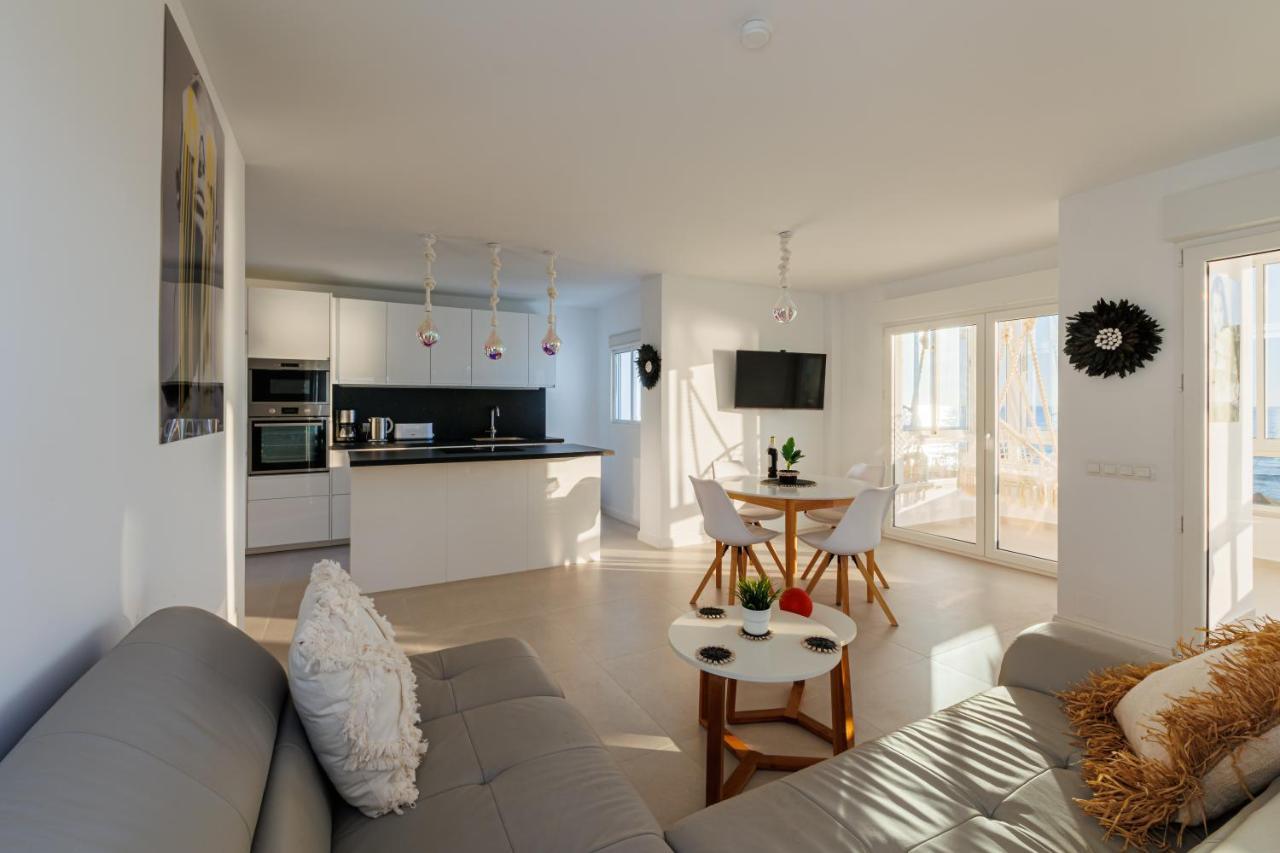 Laguna Beach Wohnung Mit Freiem Meerblick Torrox Bagian luar foto