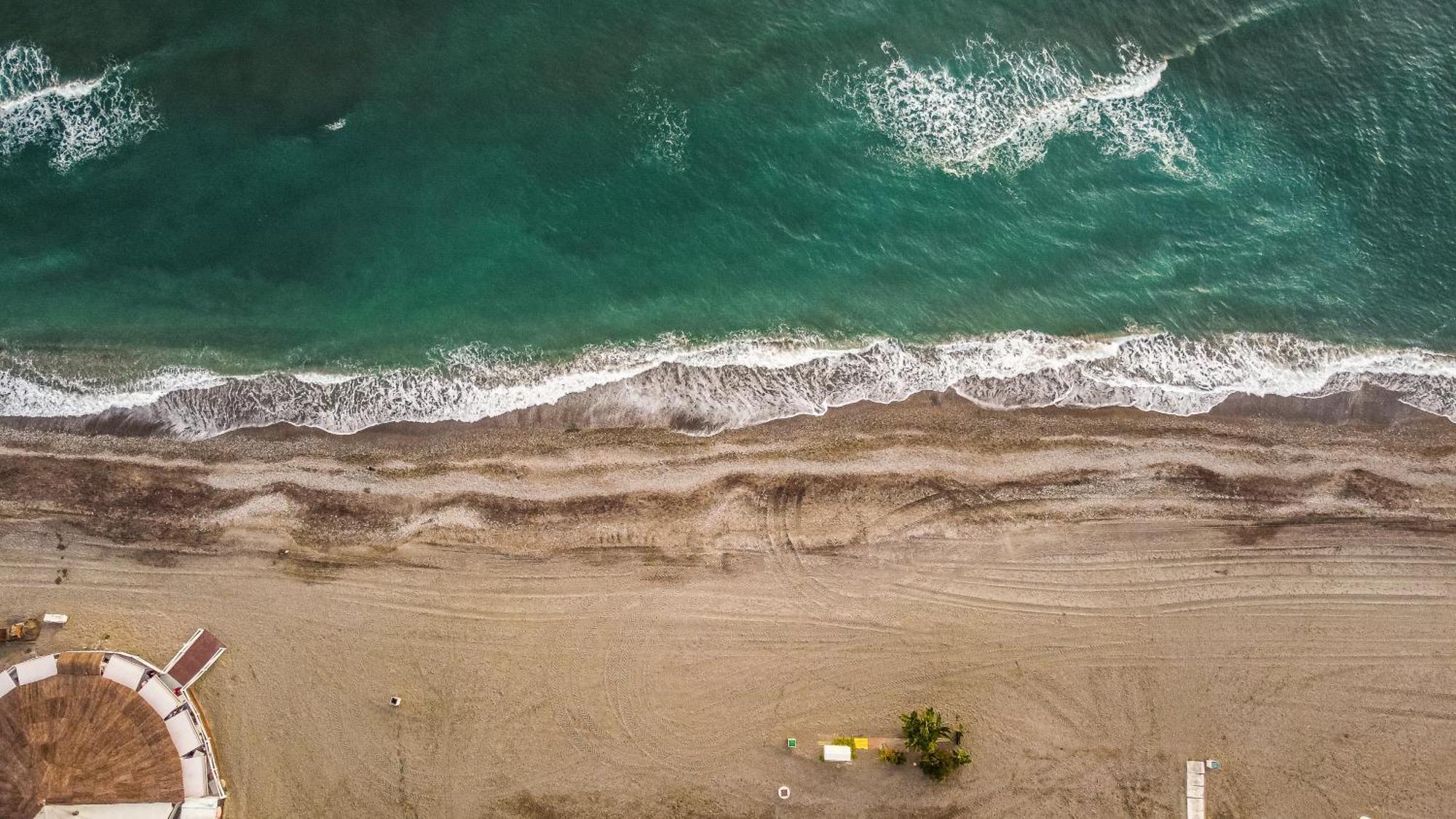 Laguna Beach Wohnung Mit Freiem Meerblick Torrox Bagian luar foto